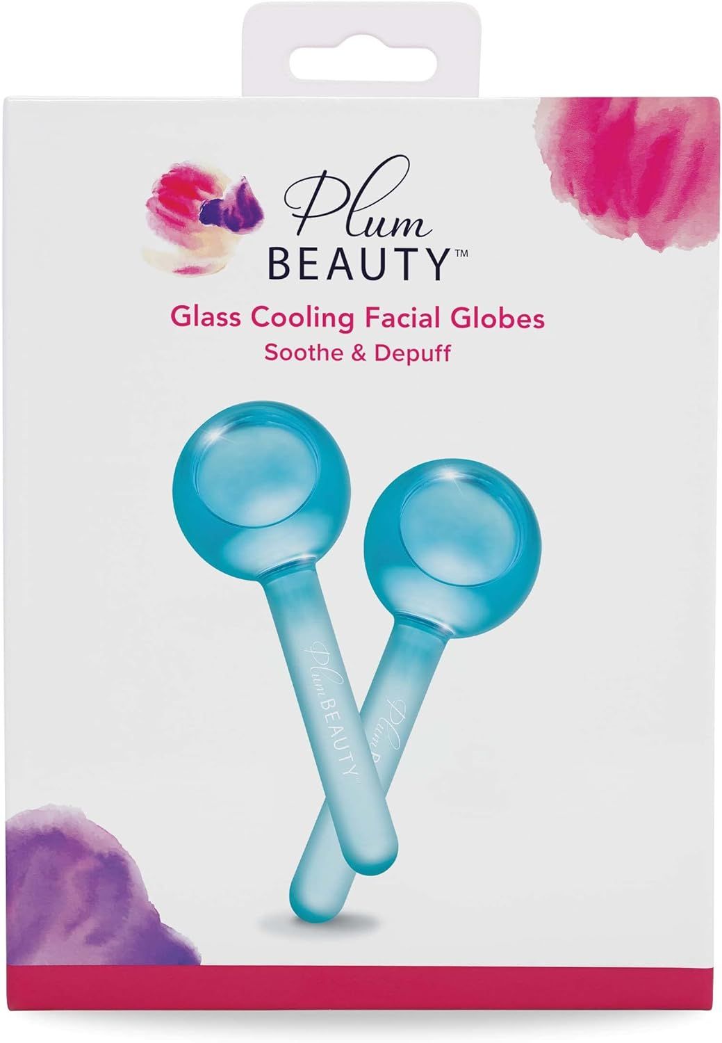 Plum Beauty, Glass Facial Cooling Globes, Reduce Face Puffiness, Increase Blood Circulation | Amazon (CA)