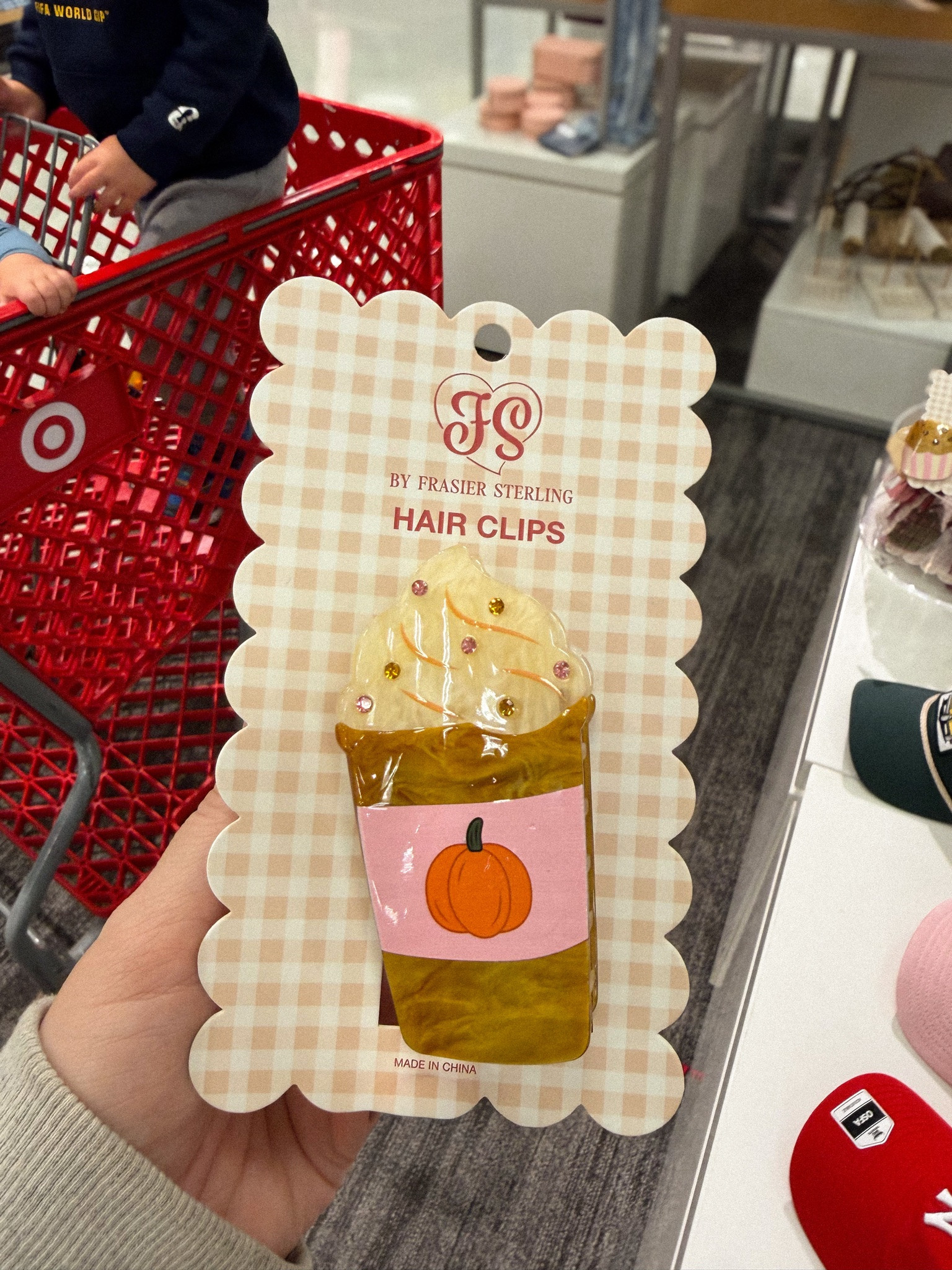 Pumpkin spice latte claw clip!

#LTKootd #LTKSeasonal #LTKMidsize