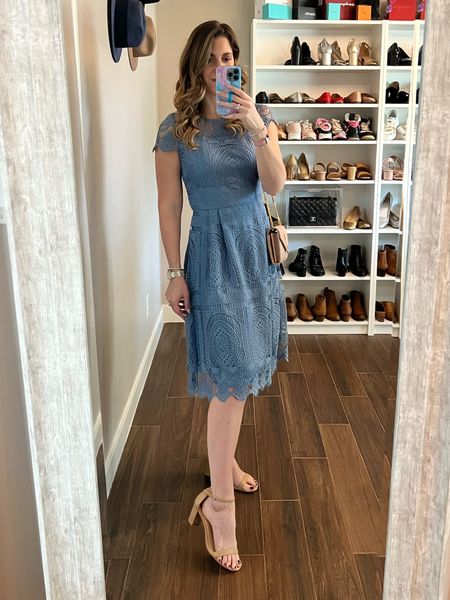 Found the perfect dress for a luncheon I attended today. This beauty comes in blush and is nearly sold out! 

When wearing a pop of color always finish your look with nude accessories. Sharing my faves here!

#LTKwedding #LTKstyletip #LTKworkwear