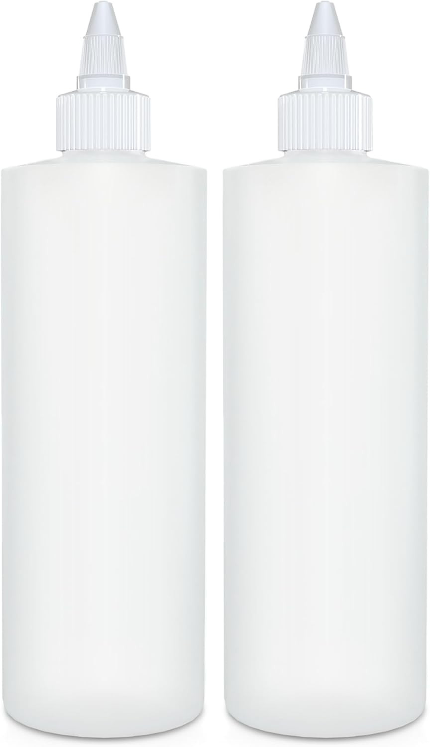 BRIGHTFROM Condiment Squeeze Bottles, 16 OZ Empty Squirt Bottle with Twist Top Cap, Leak Proof - ... | Amazon (US)