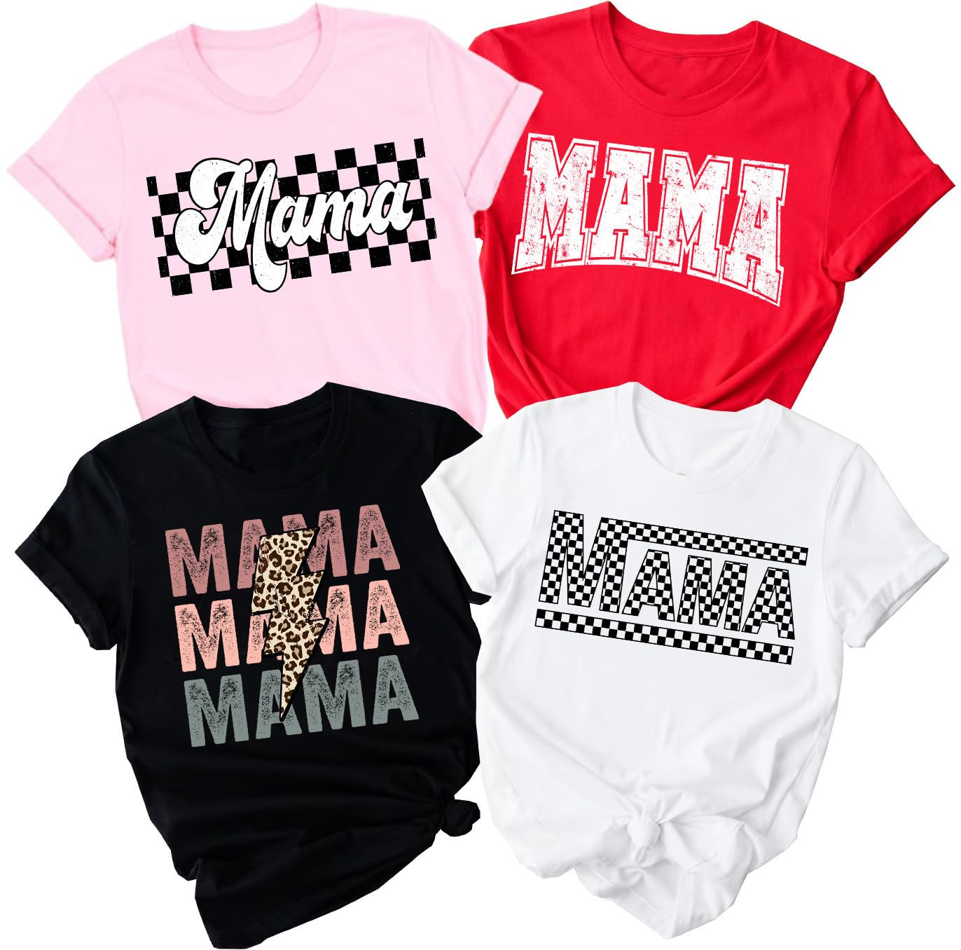 Mama Shirt, Mom Gifts Retro Mama Shirts For Women, New Mom Shirt Mothers Day Gifts Mom Mommy Mama... | Amazon (US)