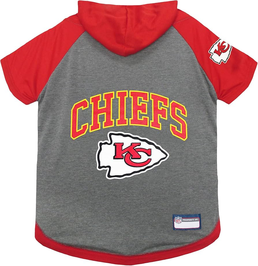 Pets First KCC-4044-XS NFL Kansas City Chiefs Hoodie for Dogs & Cats. | NFL Football Licensed Dog... | Amazon (US)