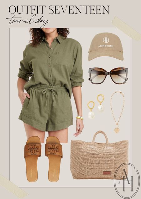 Cute matching set perfect for a travel day. Compete the look with an Anine Bing hat and large tote! 

#LTKstyletip #LTKFind #LTKSeasonal