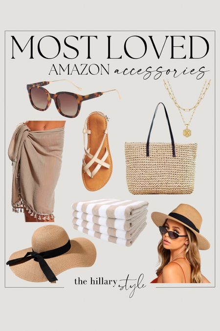 Amazon Most Loved Accessories : Summer ☀️ Edition

Sun // Travel // Beach // Beach Towels // Vacation // Sunglasses // Sarong // Beach Hats // Floppy Hat // Fedora // Beach Tote // 

#LTKstyletip #LTKswim #LTKtravel