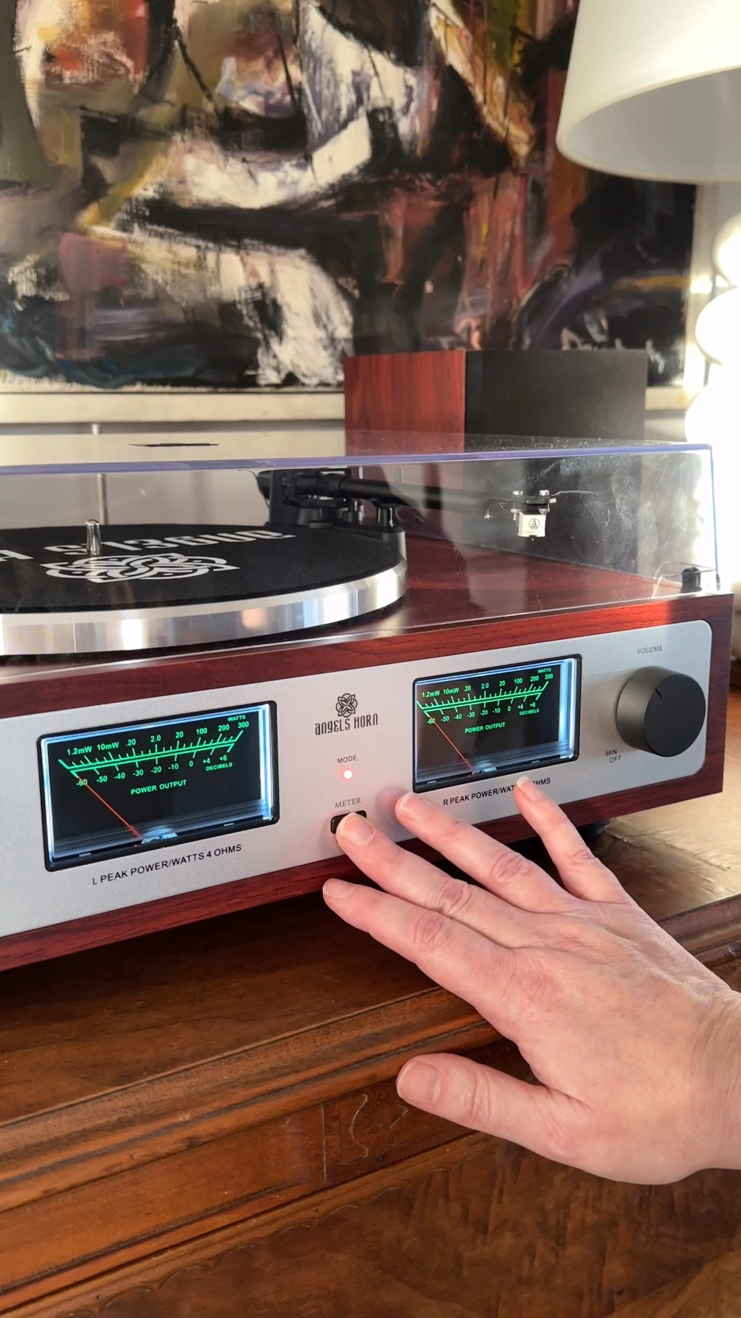 I bought this affordable retro looking vinyl record player with Bluetooth speakers a few months ago and it might be my Purchase of the Year! It has brought so much joy (and many chill evenings) to our home. In fact, my 14 year old son became so obsessed with vinyl that he asked for his own. Yes, I bought 2 in 2 months. Best part, I can listen to all my digital music from my phone by streaming it to the speakers. If you’re looking for a unique gift for a music lover, this is it! 

Amazon finds, #founditonamazon turntable, retro, vintage, record player, vinyl player, records, angels horn, home decor, home electronics, Bluetooth speaker, 

#LTKHome #LTKGiftGuide #LTKSaleAlert