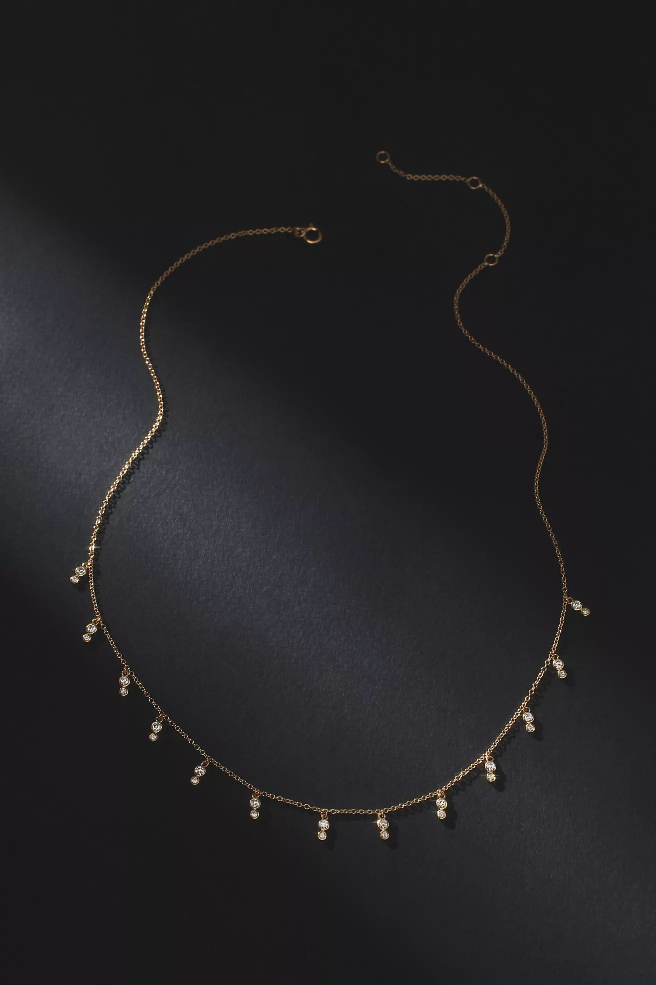 Double Bezel Diamond Necklace | Anthropologie (US)