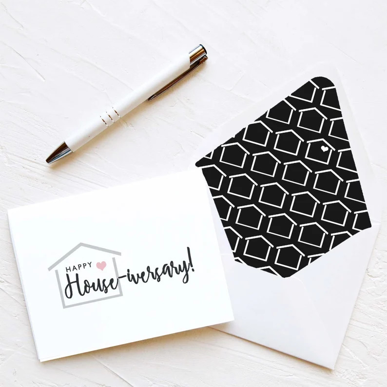 Happy Housiversary Real Estate Agent Cards  Realtor Note - Etsy | Etsy (US)