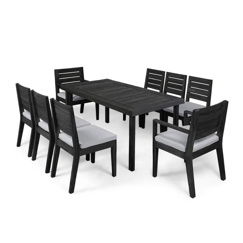 Ajoloko Rectangular 8 - Person Outdoor Dining Set | Wayfair North America