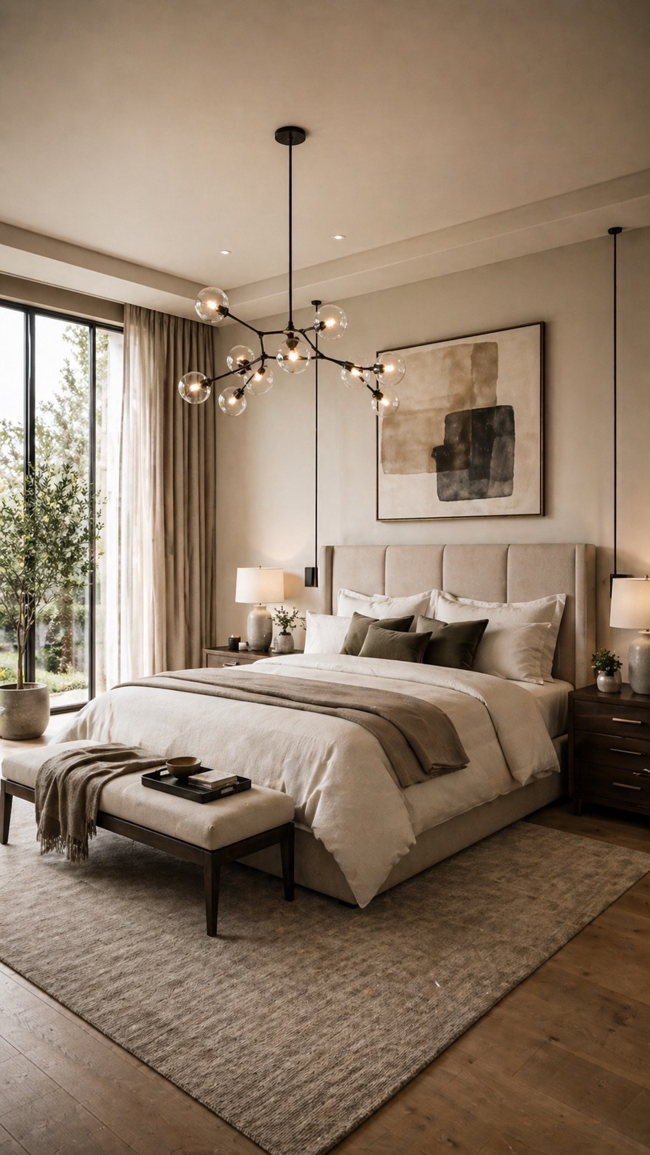 Soft neutral bedroom with warm wood tones, elegant layers, and a refined modern organic feel.

#bedroomdesign #luxurybedroom #modernbedroom #neutralbedroom #bedroominspo #interiordesign #homedecor #warmminimalism #softminimalism #neutralinterior #bedroomdecor #modernhome #cozyhome #eleganthome #interiorinspo #homeinspiration #pinteresthome #ltkhome #calmhome #refinedinteriors