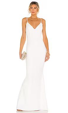 Katie May Bambina Gown in Ivory from Revolve.com | Revolve Clothing (Global)
