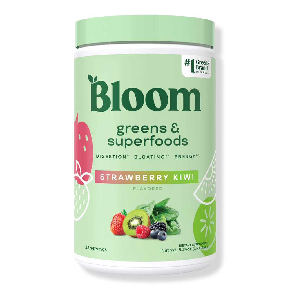 Bloom Greens and Superfoods Powder - Strawberry Kiwi | Ulta