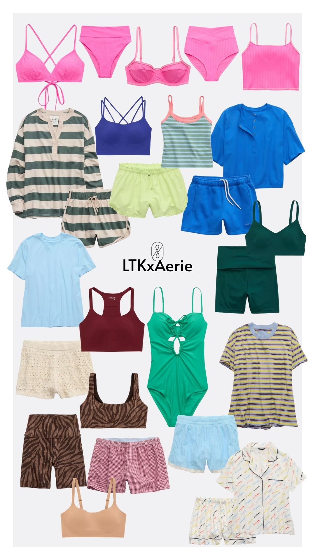 LTKxAerie! Copy the code for 20% off new arrivals. Summer is coming, stack it up. 

 

 #LTKxAerie #LTKSaleAlert #LTKSwim