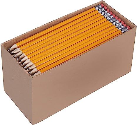 AmazonBasics Pre-sharpened Wood Cased #2 HB Pencils, 150 Pack | Amazon (US)