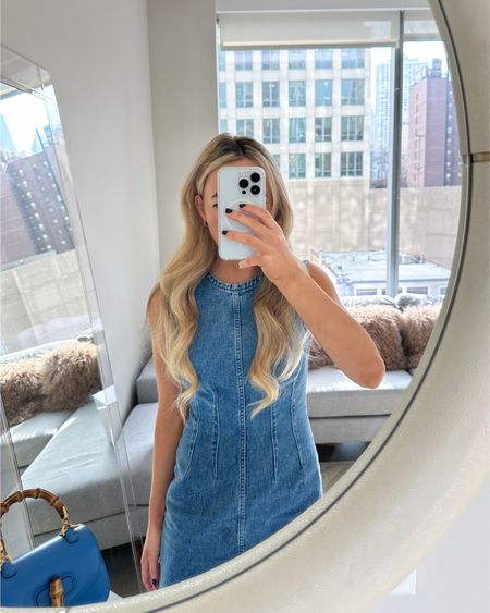 denim dress is on sale today
wearing petite XXS

pair this dress with cowboy boots or white sneakers for country concert outfit, Schutz sandals 

Abercrombie outfit, denim dress, country concert, Gucci, Jean dress, petite outfit, travel outfit, Europe outfit, spring outfit, summer vacation dress, 

#LTKtravel #LTKFestival #LTKsalealert