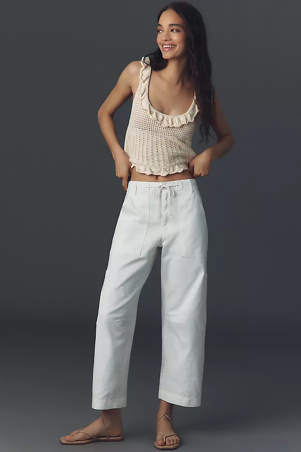 Sabrina Curve Utility Chino Pants | Anthropologie (US)