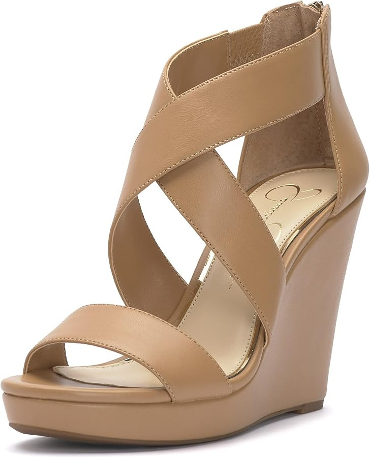 Jessica Simpson Women's Jinxxi Wedge Sandal | Amazon (US)