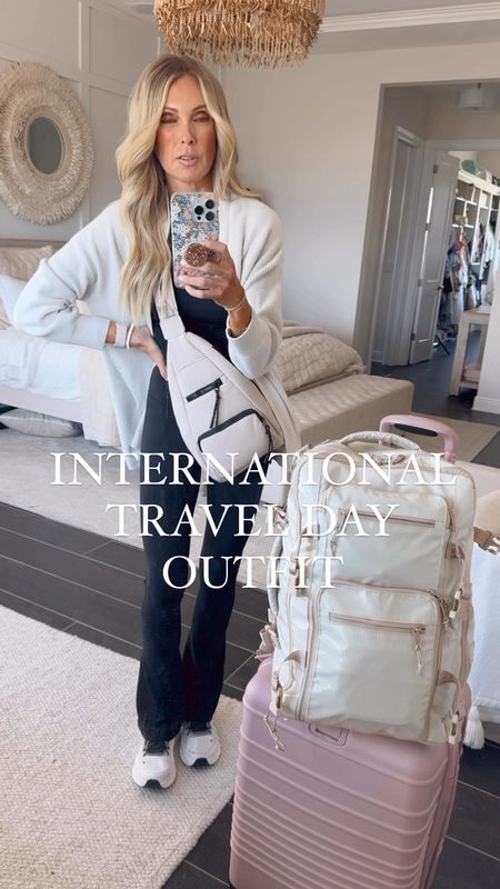 I’m currently sitting in an airport wearing this outfit, and taking this luggage, on the way to Europe! 

#travelday #traveloutfit #luggage

#LTKOver40 #LTKTravel #LTKStyleTip