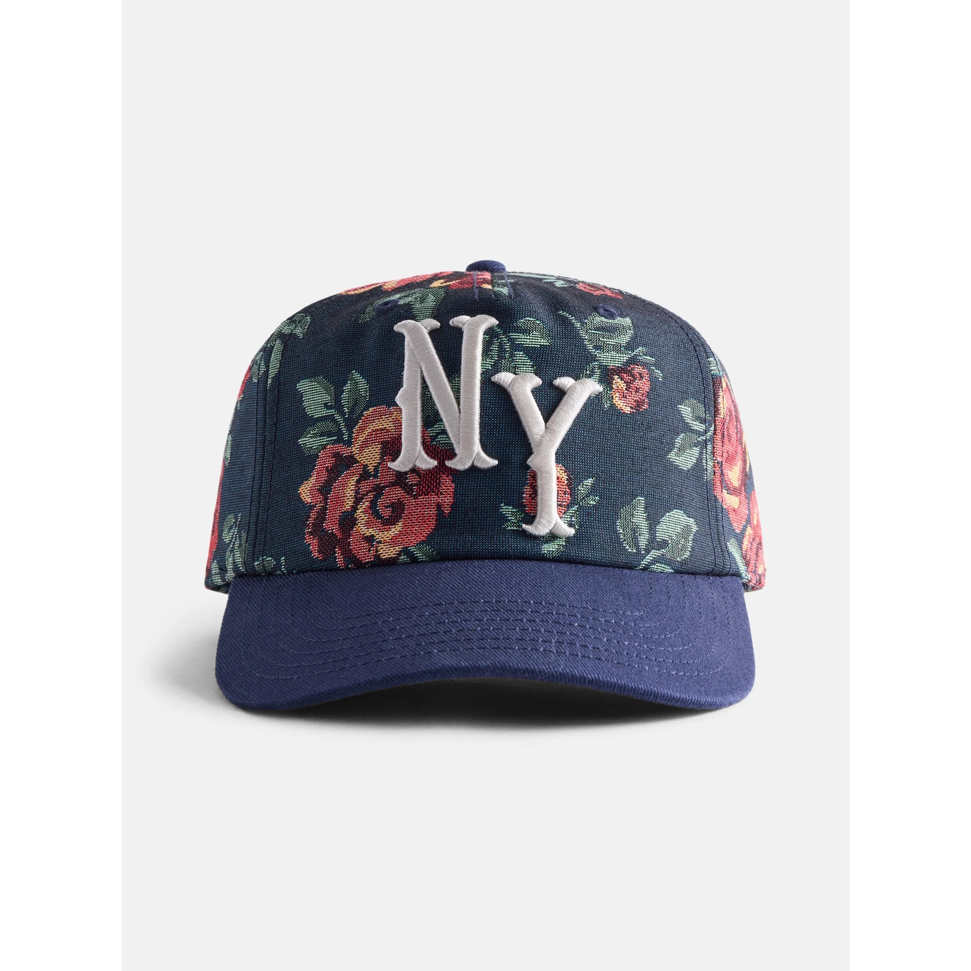 No Boundaries Floral NY Baseball Cap, Navy, Men's | Walmart (US)