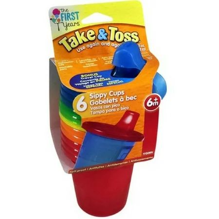 The First Years Take & Toss Spill-Proof 7 oz Sippy Cups 6 ea Assorted Colors | Walmart (US)