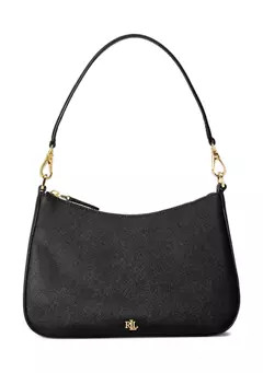 Lauren Ralph Lauren Crosshatch Leather Medium Danni Bag | Belk