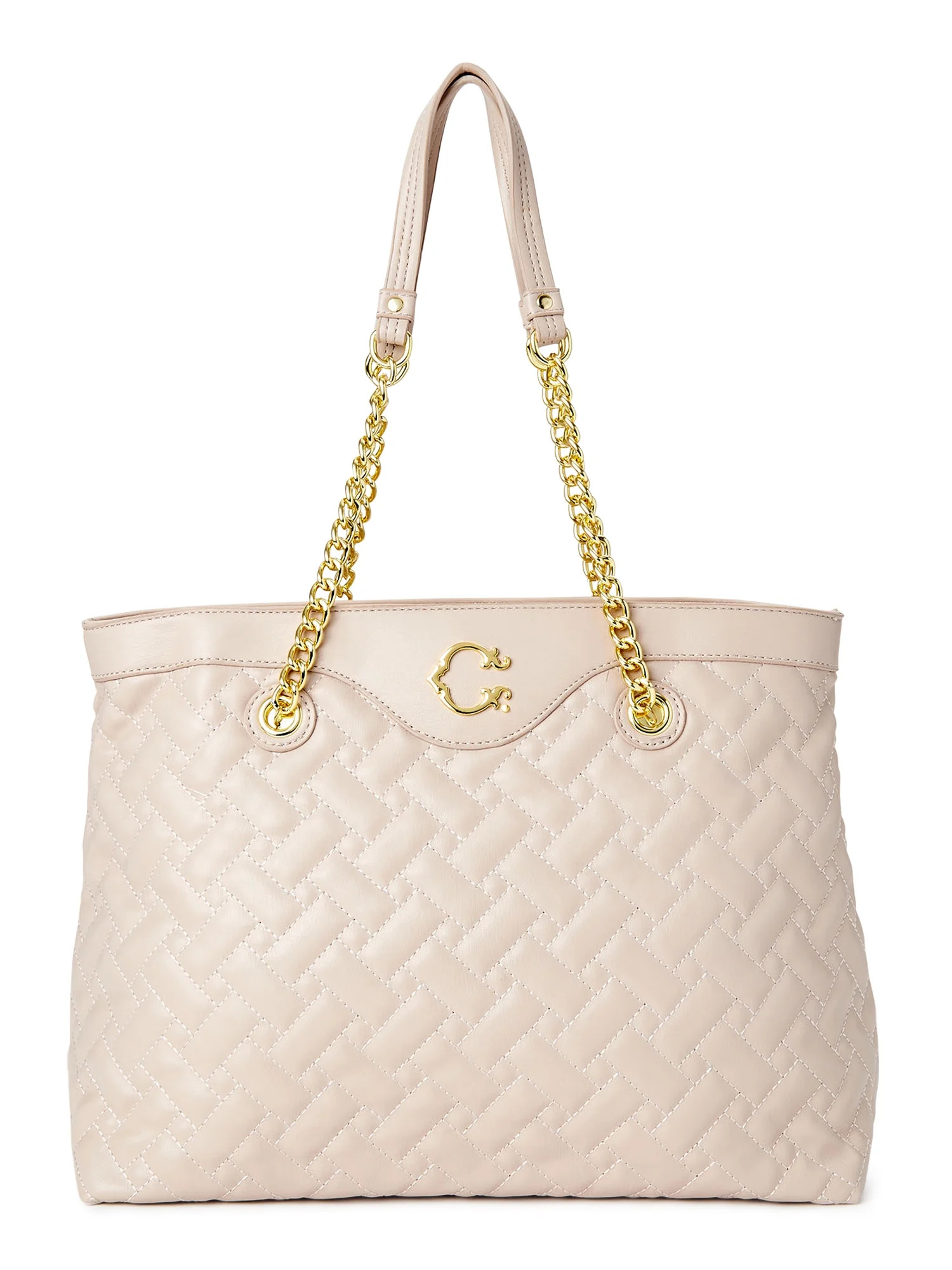 C. Wonder Women's Zaria Quilted Tote Bag Hazel | Walmart (US)