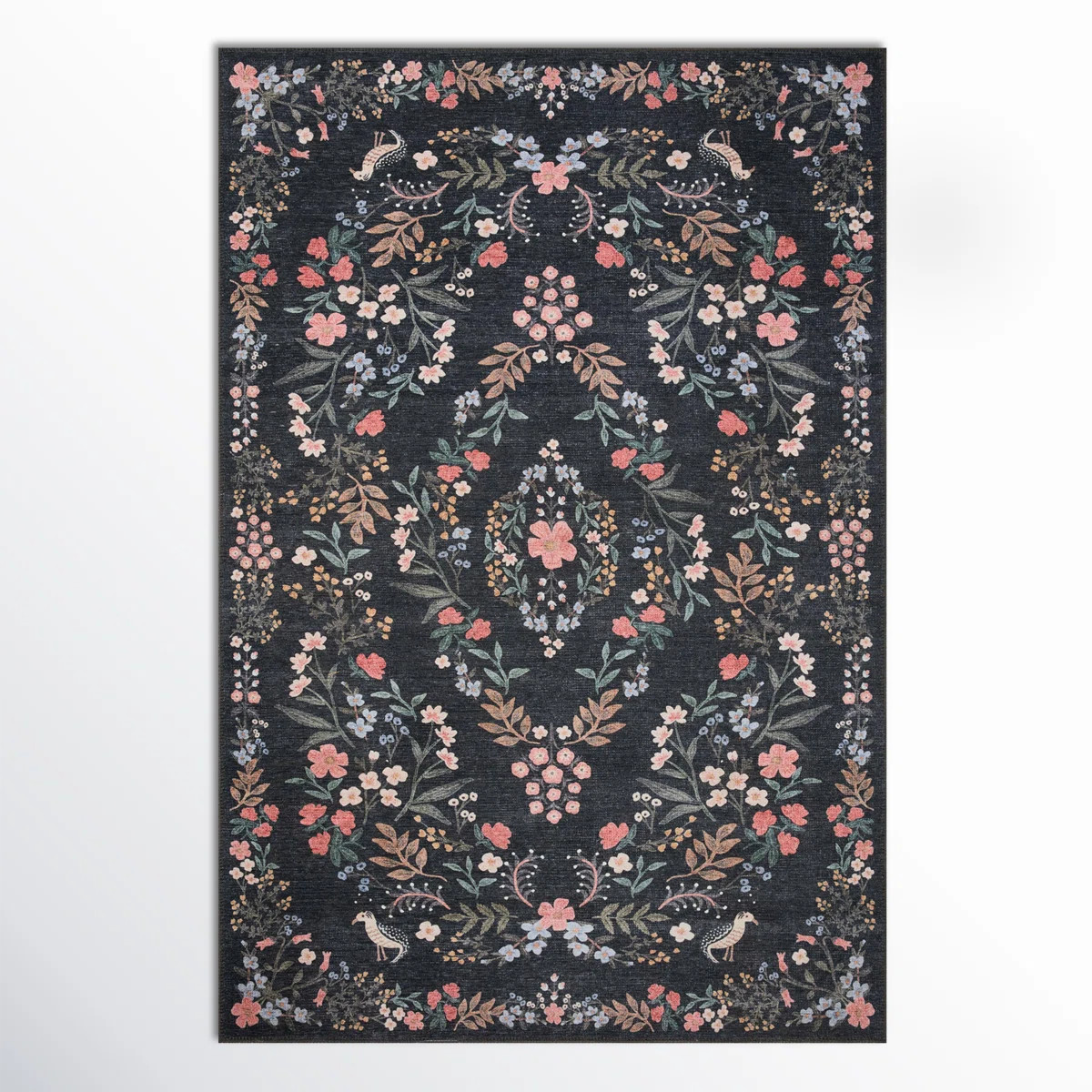 Rifle Paper Co. x Loloi Maison MAO-04 Tuileries Navy Rug | Wayfair North America