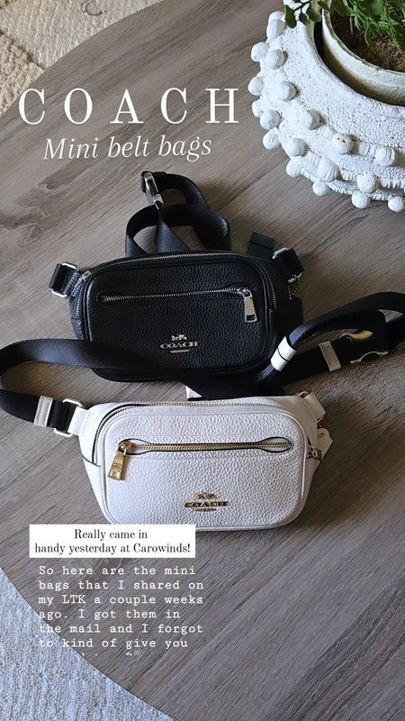 Mini coach Belt bags! So handy,  on trend, and a classic design. Bonus: They're On sale! 🏃🏽‍♀️

#LTKsalealert #LTKVideo #LTKstyletip