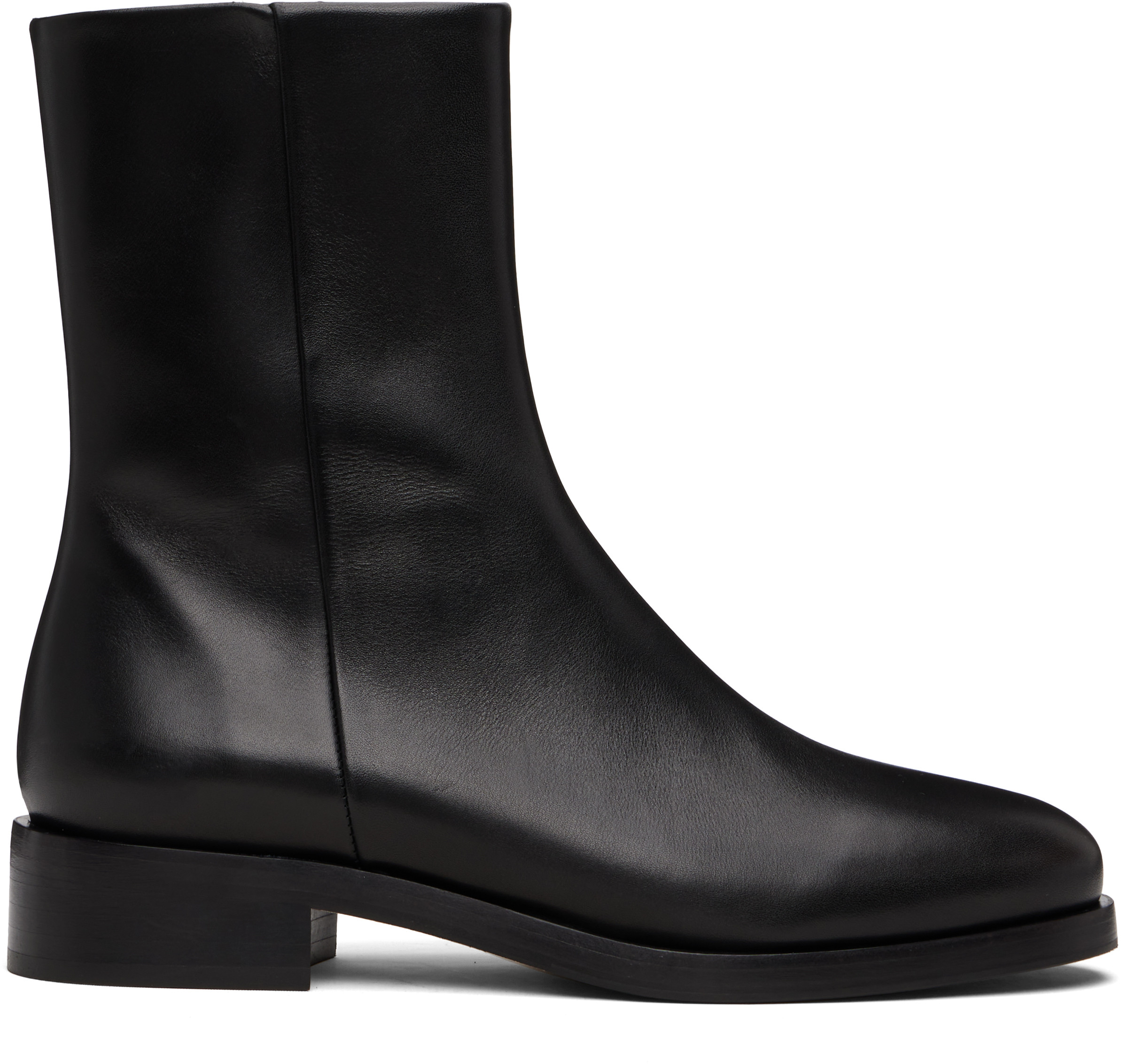 Aeyde Black Vincent Boots | SSENSE