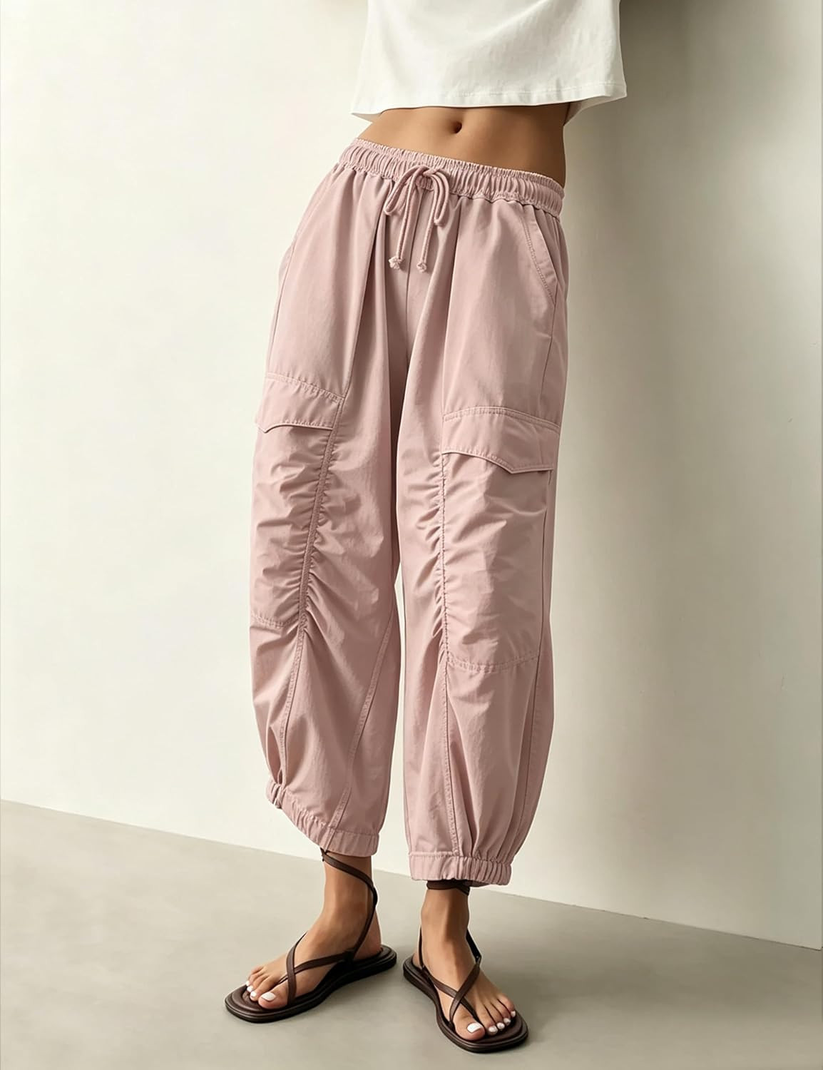 Women's Cargo Barrel Pants Trousers Summer Fall | Amazon (US)