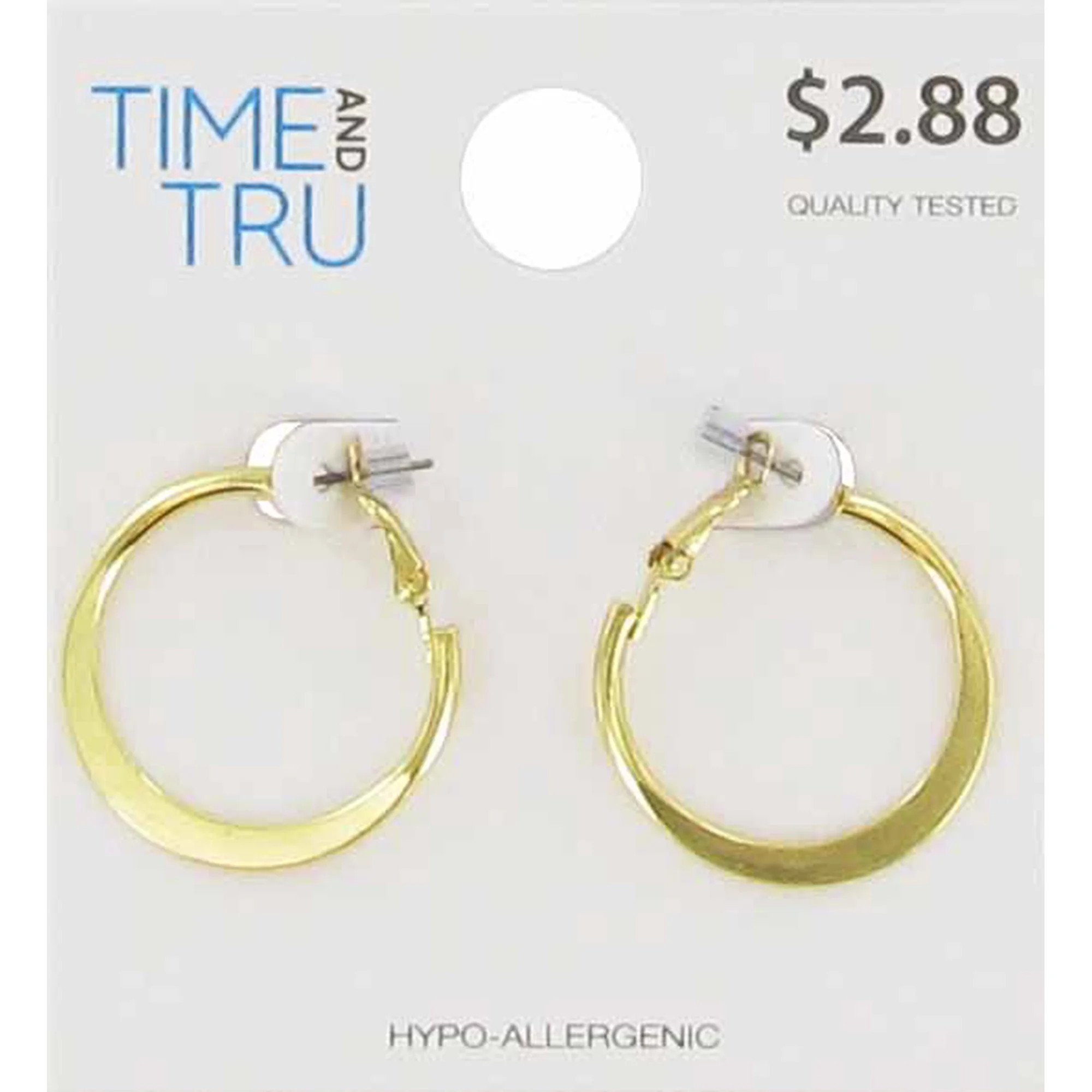 Gold Hoop Earring | Walmart (US)