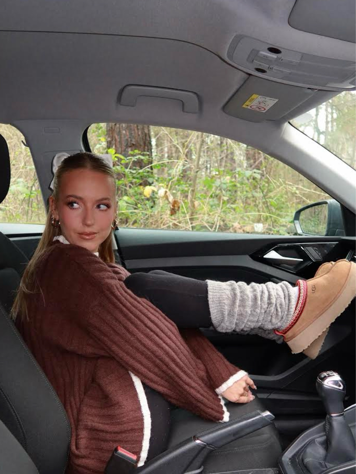 Boohoo, Pretty little thing, Plt, Ugg, Schuh, Urban outfitters, transitional outfit, transitional style, winter outfit, winter fashion, knit jumper, oversized jumper, black leggings, grey leg warmers, knit leg warmers, Ugg tazz, Tazz platform, winter outfit ideas, style inspiration 

#LTKstyletip #LTKSeasonal #LTKeurope