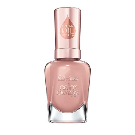 Sally Hansen Color Therapy Nail Polish, Nail Color, Blushed Petal 0.5 fl oz | Amazon (US)