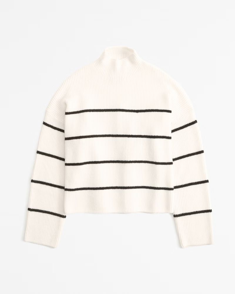 Easy Mockneck Sweater | Abercrombie & Fitch (US)
