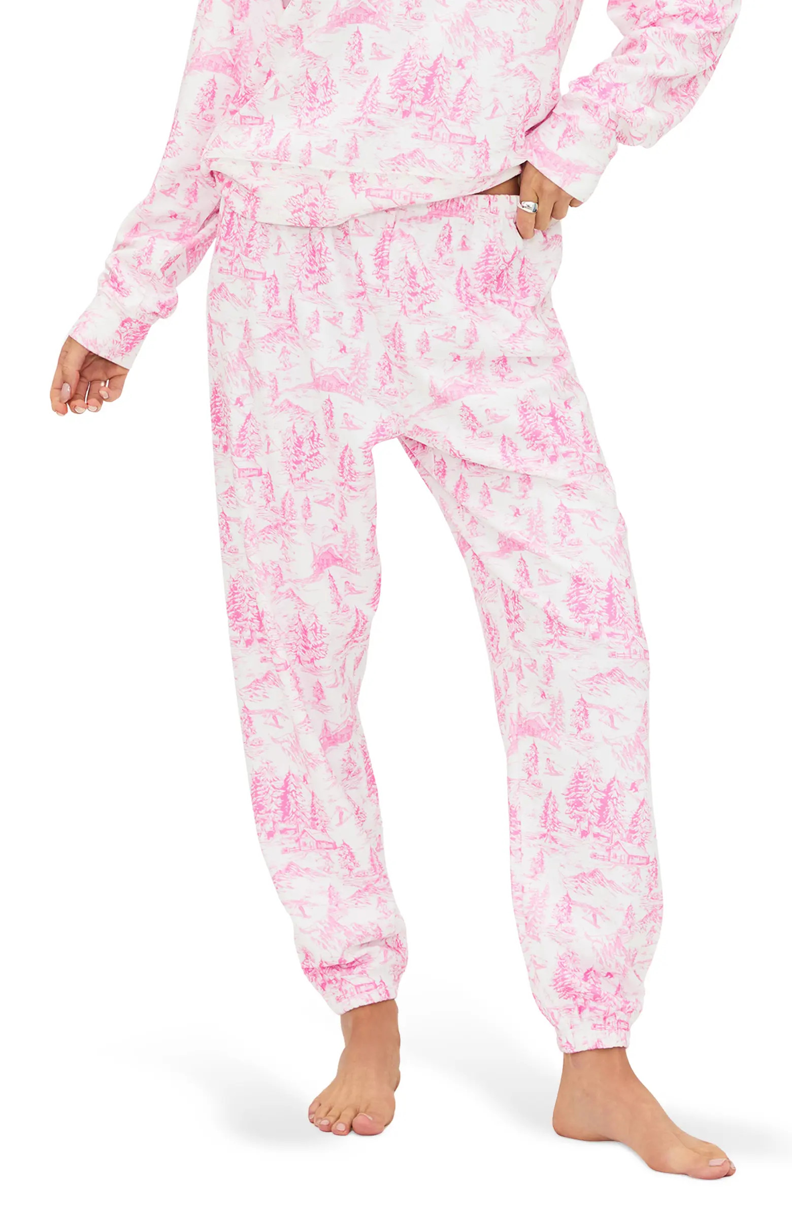 Beach Riot Georgie Print Sweatpants | Nordstrom | Nordstrom
