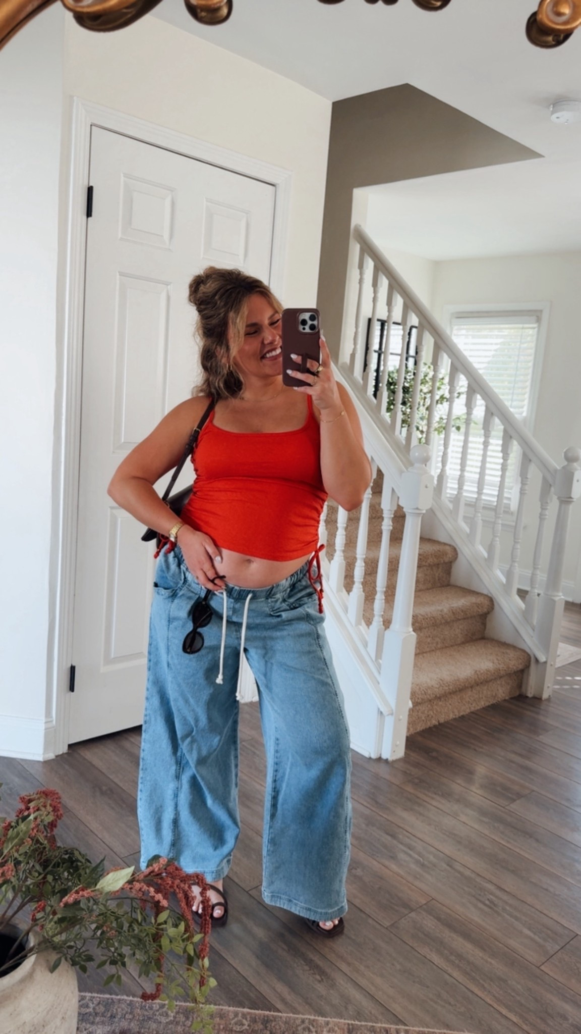 22 week bump friendly ootd ☀️🕶️🍓👜✨

#LTKootd #LTKBump