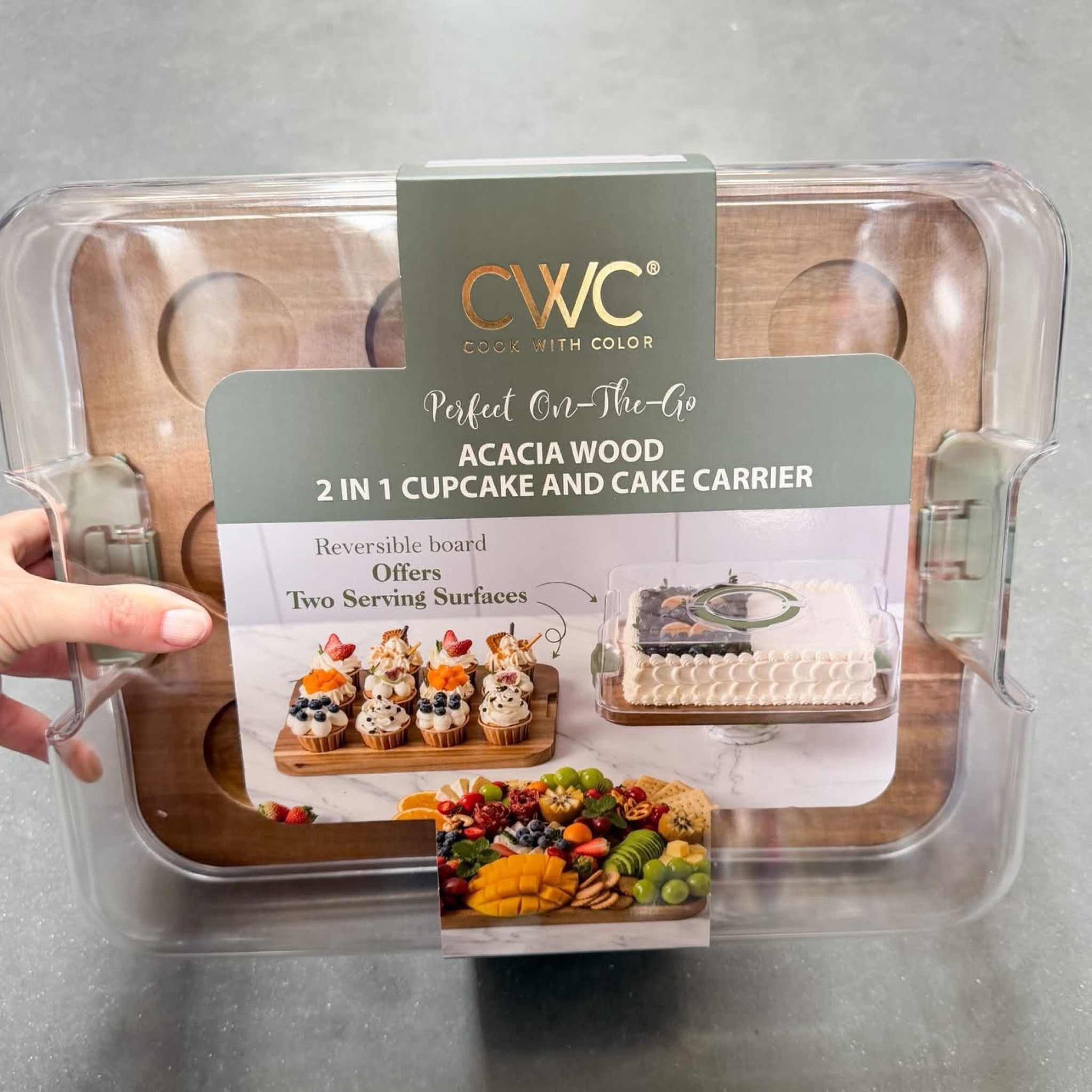 This Cook With Color wooden cupcake and cake carrier is so cool! You flip it over depending on what you are making.

Mom gift idea / gifts for mom / gift ideas for mom / Mother’s Day gift idea / Walmart find / Walmart favorite 

#LTKmomlife #LTKMothersDay #LTKfoodie