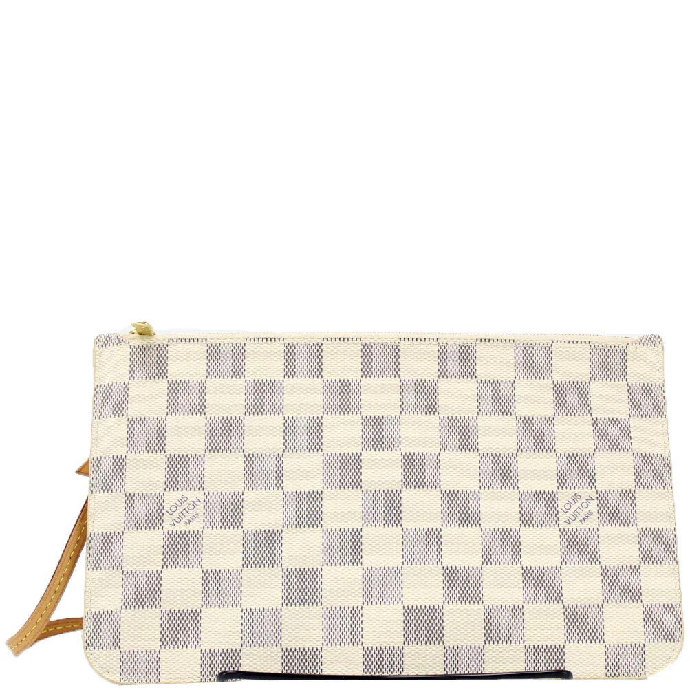Pochette Only Damier Azur (PL1) | Keeks Designer Handbags