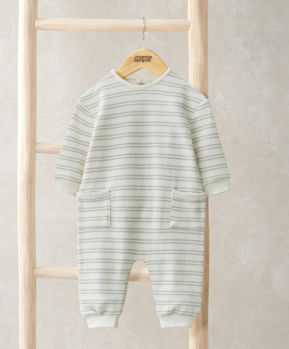 Striped Ribbed Romper | Mamas & Papas