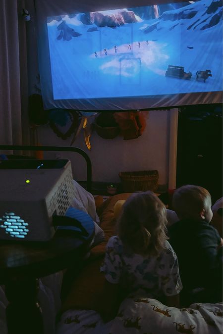 Friday movie night 🍿 
This projector has become such a staple in this household for special occasions. It’s on sale right now and comes with the screen, too! #movienight #giftideas 

#LTKhome #LTKparties