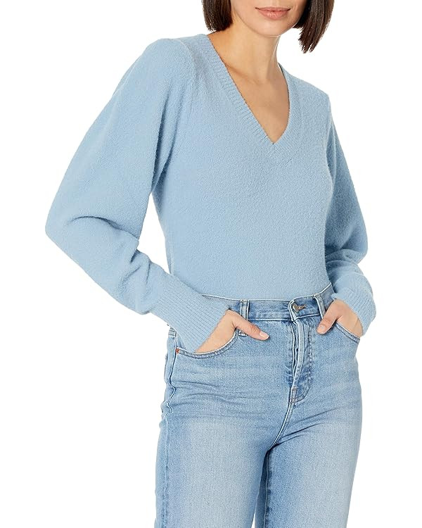 The Drop Women's Edith Pleated Shoulder V-neck Sweater | Amazon (UK)
