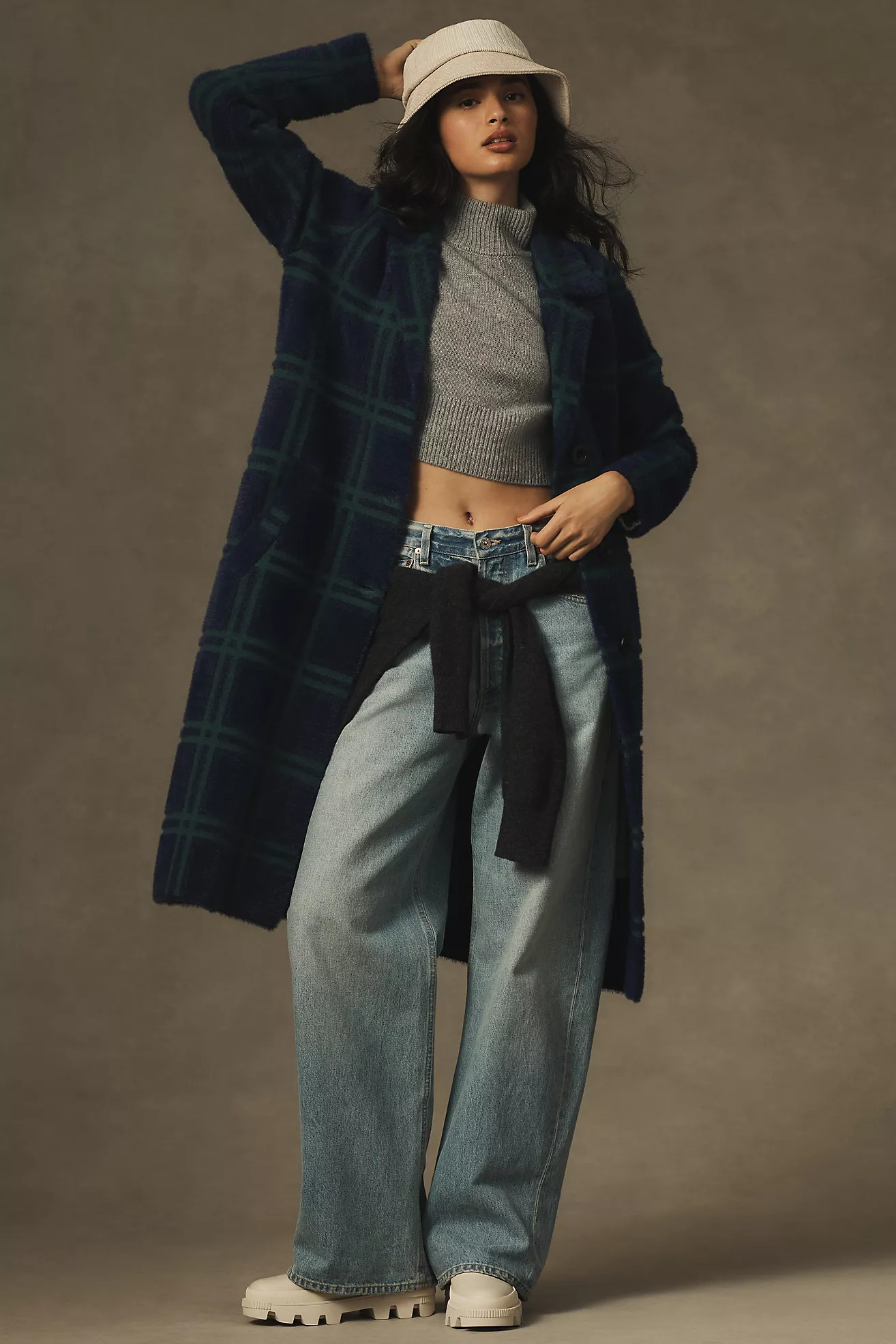 NVLT Plaid Coatigan | Anthropologie (US)