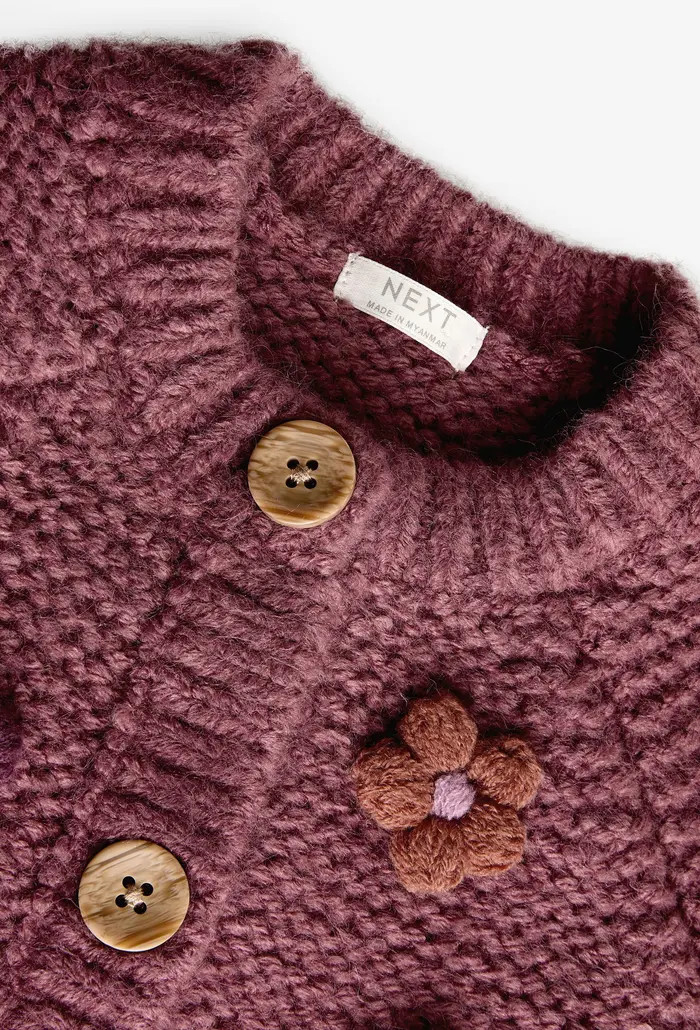 NEXT Kids' 3D Flower Embellished Cardigan | Nordstrom | Nordstrom