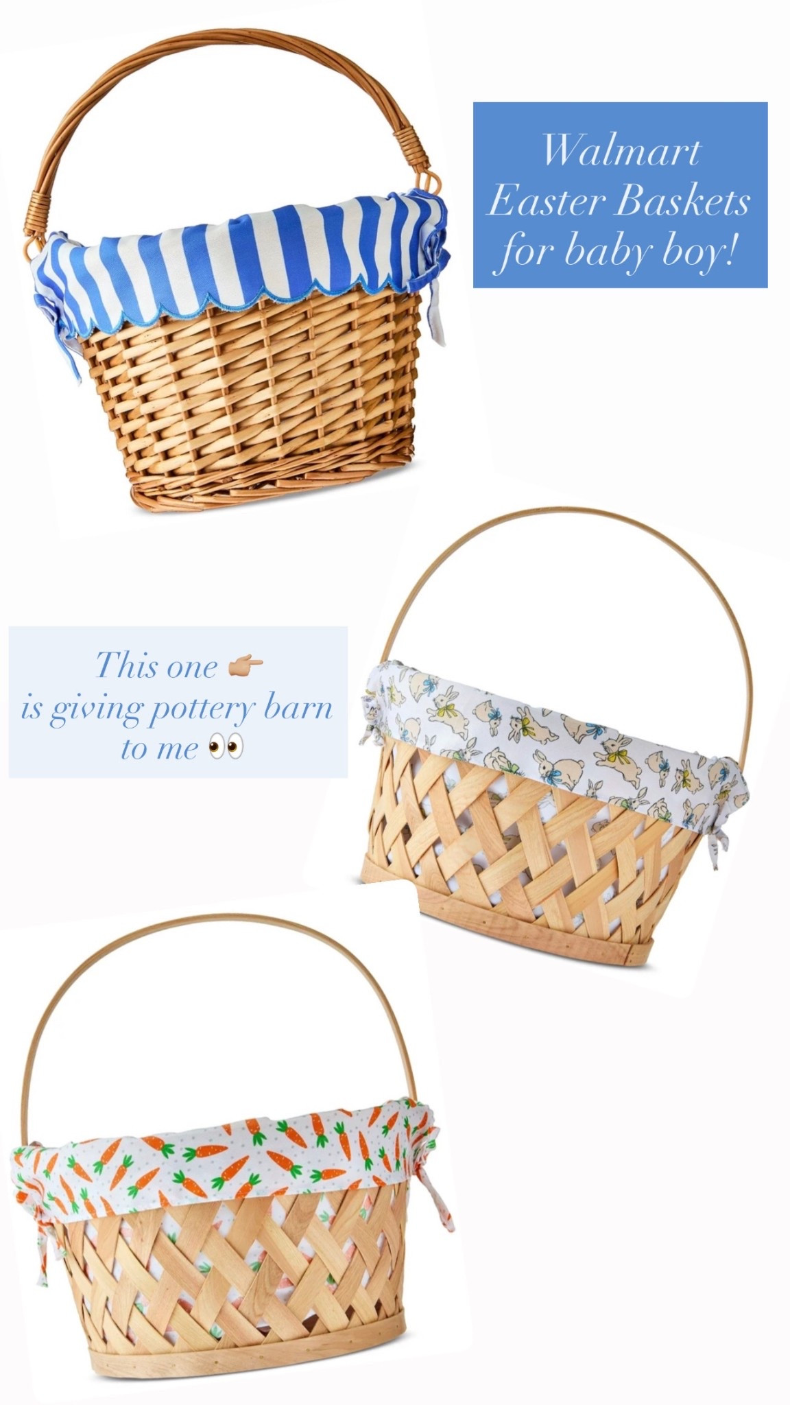 Walmart finds, Walmart basket, Walmart easter baskets, Walmart baby finds, Walmart baby easter baskets, Walmart preppy Easter baskets 

#LTKKids #LTKmomlife #LTKBaby