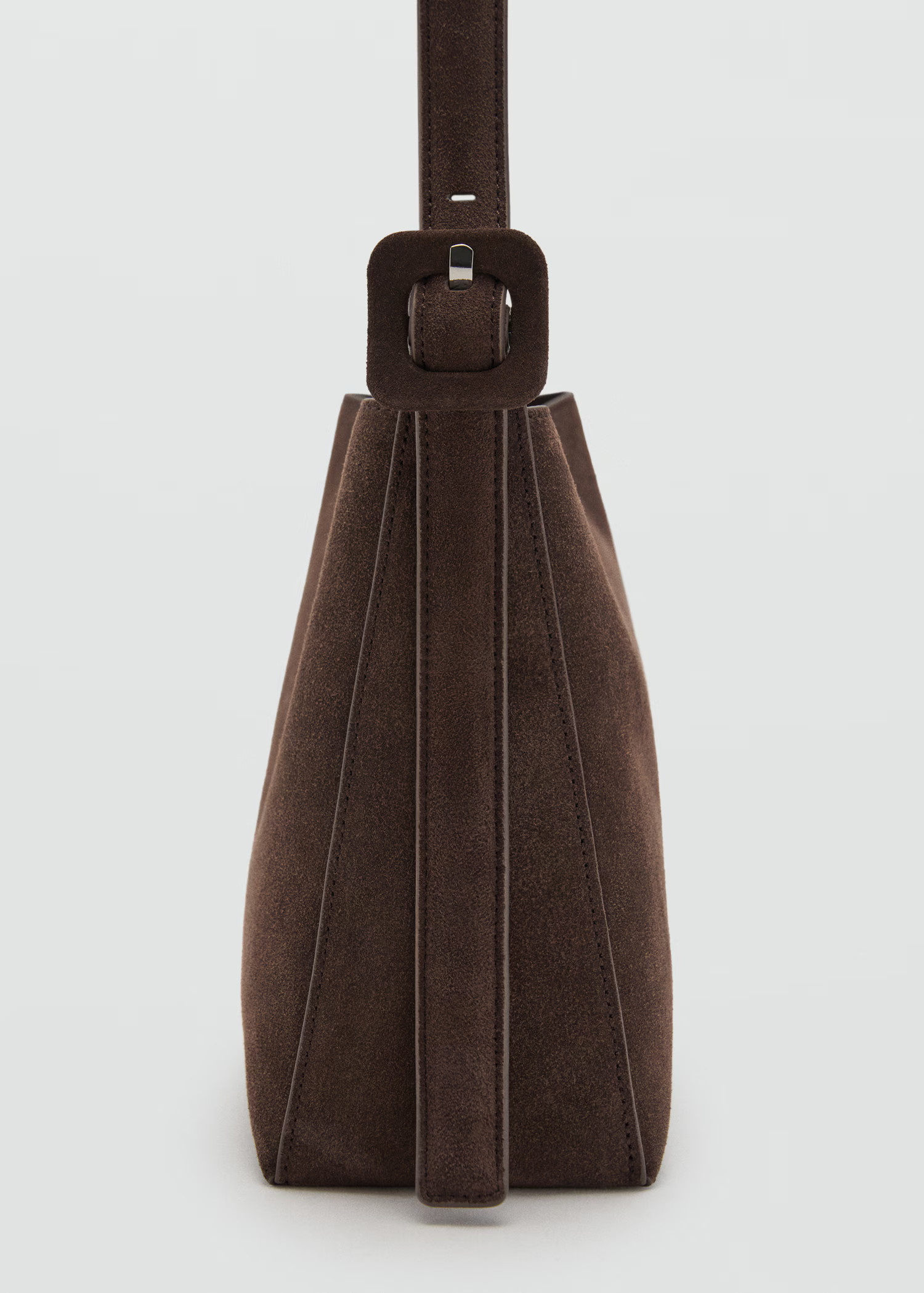 Suede leather shopper bag - Women | MANGO USA | Mango (US/MX/AU)