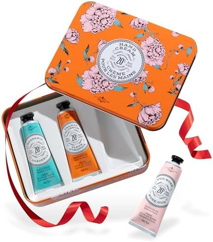 La Chatelaine Hand Cream Trio Tin, Holiday Gift Set, Natural Hand Lotion, Made in France with 20%... | Amazon (US)