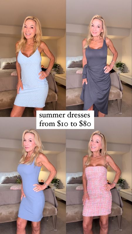summer dresses from $10-$80

And you can wear these anywhere- the eyelet sundress is great for a birthday party or even country concert. The last one (it’s sooooo good!) is perfect for a dressy brunch or wedding guest dress. 

Questions? Let me know! Which ones would you wear?

xoxo
Elizabeth 

#LTKSeasonal #LTKFindsUnder100 #LTKOver40