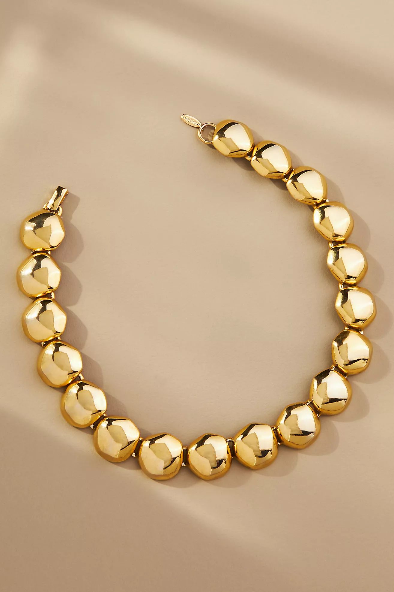 Flattened Ball Collar Necklace | Anthropologie (US)