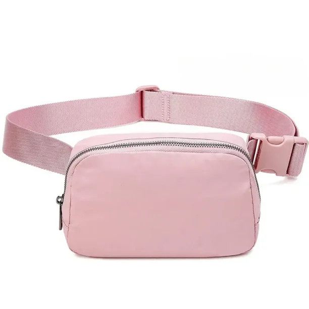 Boutique Everyday Belt Bag & Fanny Pack, Unisex Crossbody Bag, Waist Pack (Pink) | Walmart (US)