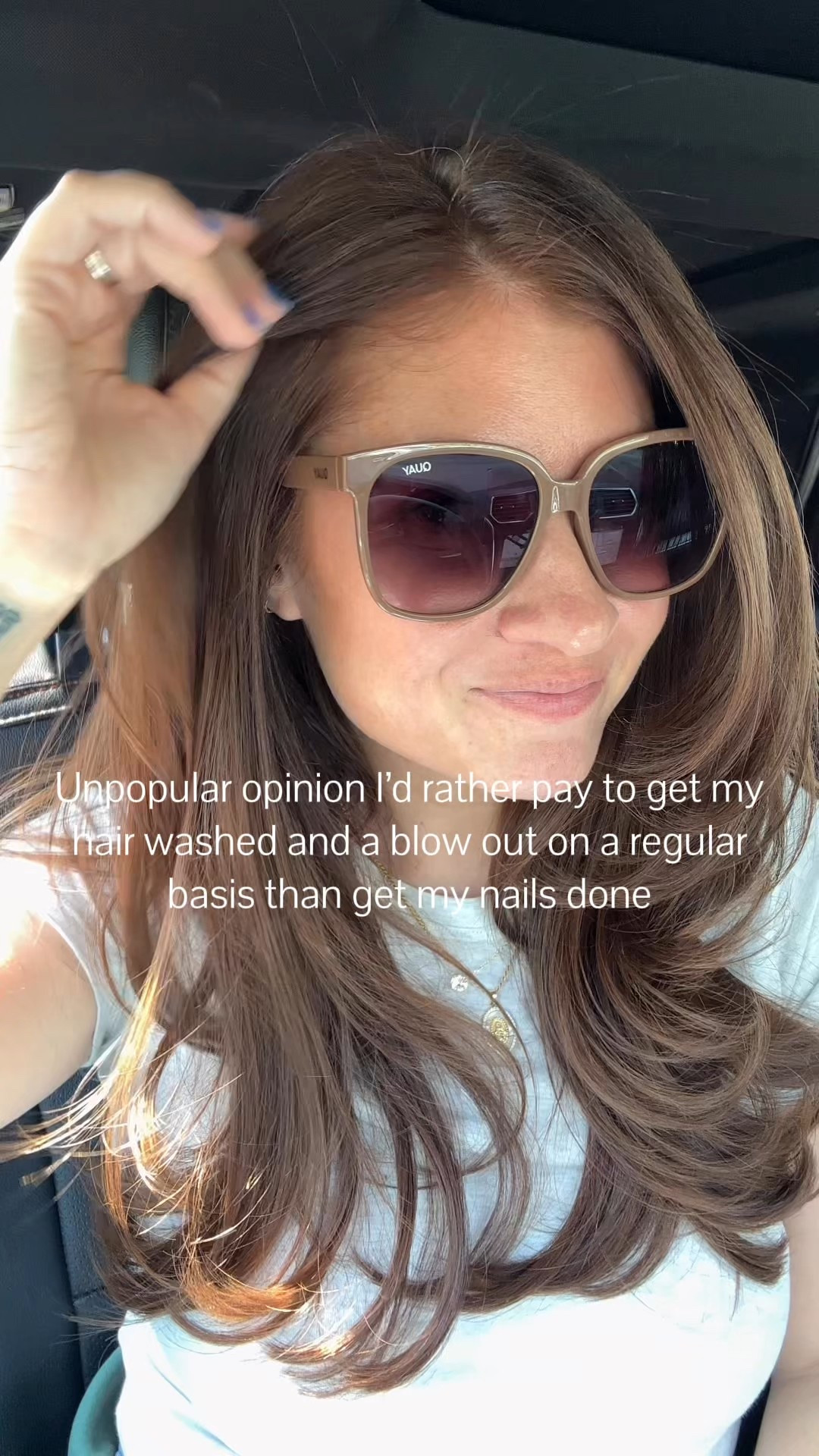 This might be an unpopular opinion but I’ll take a professional hair wash and blow out over getting my nails done any day! This has definitely been my guilty self care pleasure lately! What’s yours? 

Don’t get me wrong! I love getting my nails done! And my nails are currently done because I had an event last week but I will definitely let these grow out, and then probably do them myself once or twice before getting them done again! Especially if that means getting my hair washed and blown out in another week or two!

And if it comes down to my nails, I choose a pedicure over a manicure! How about you!

#LTKSeasonal #LTKOver40 #LTKBeauty