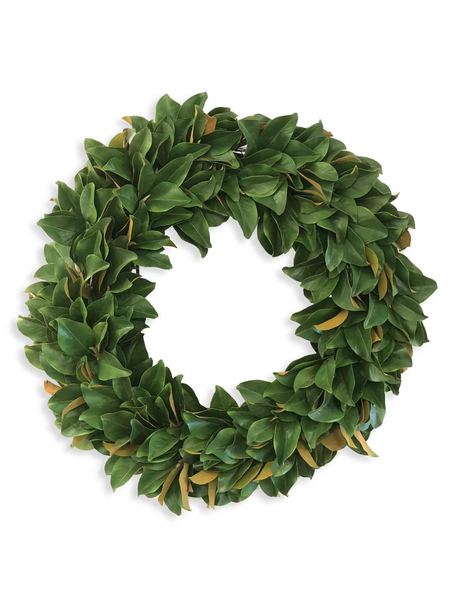 Everyday Imitation Magnolia Leaf Wreath | Saks Fifth Avenue